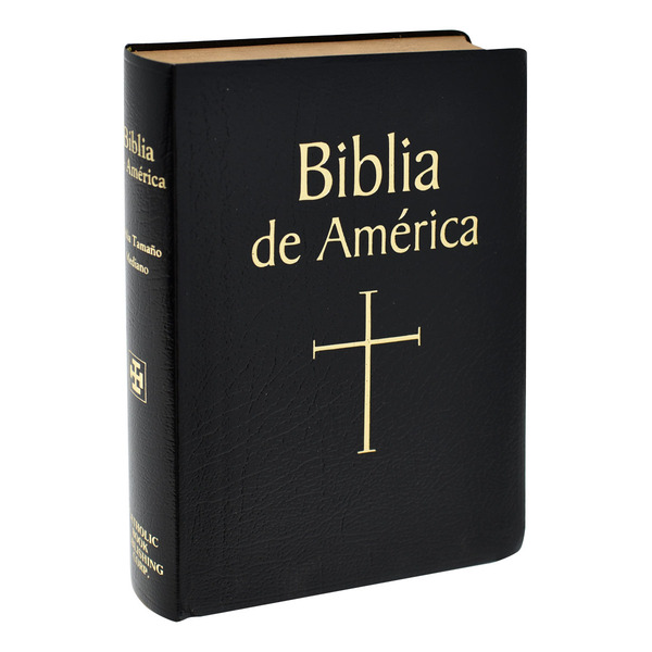 Biblia de America Black Imitation Leather
