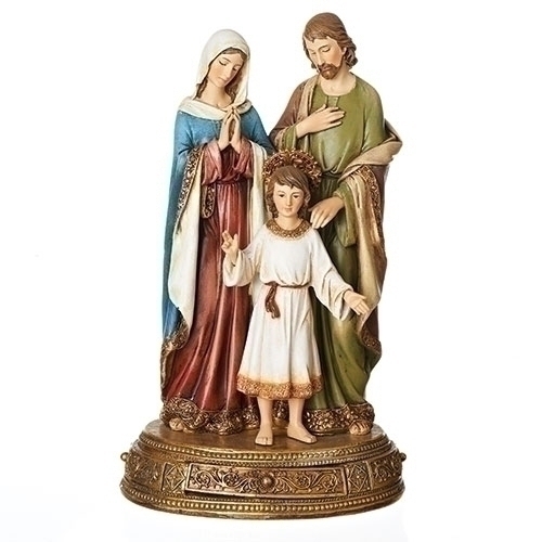 Statue Holy Family With Prayer Drawer
