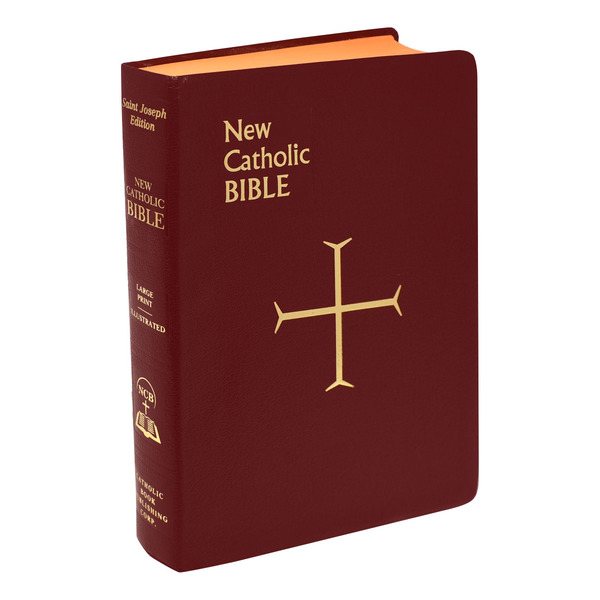 St. Joseph New Catholic Bible Large Print Burgundy Im Leather