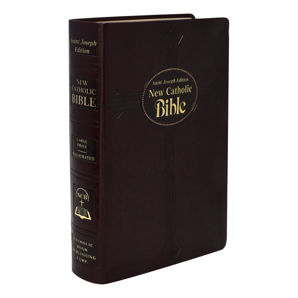 St. Joseph New Catholic Bible Large Print Burgundy Dura-Lux