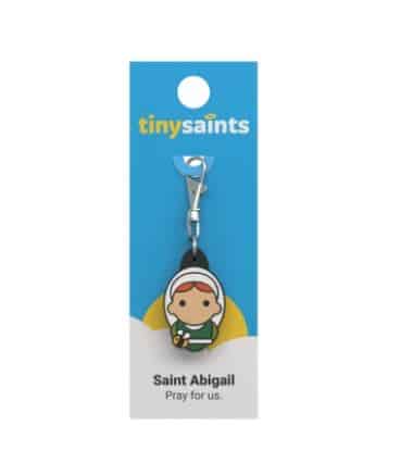 Tiny Saints Charm St. Abigail
