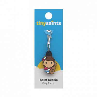 Tiny Saints Charm St. Cecilia