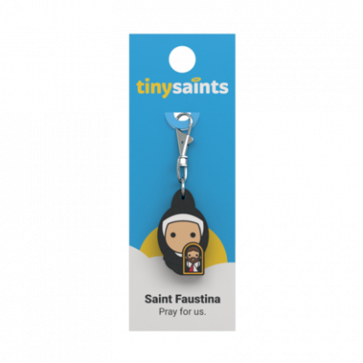 Tiny Saints Charm St. Faustina