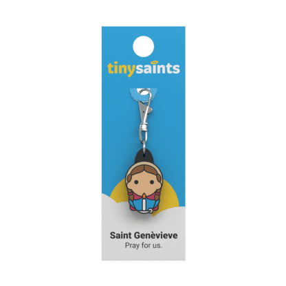 Tiny Saints Charm St. Genevieve