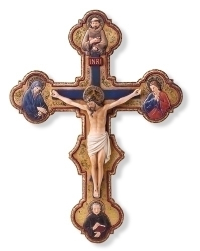 Crucifix Wall 14.5" Misericordia