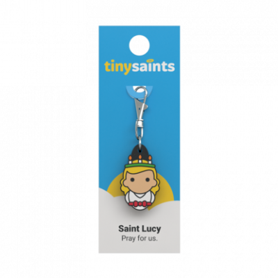Tiny Saints Charm St. Lucy