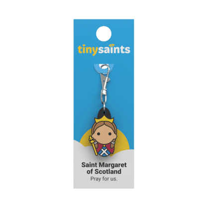 Tiny Saints Charm St. Margaret Of Scotland