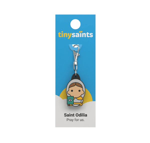 Tiny Saints Charm St. Odilia