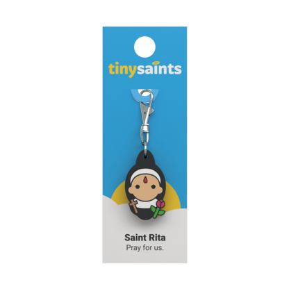 Tiny Saints Charm St. Rita