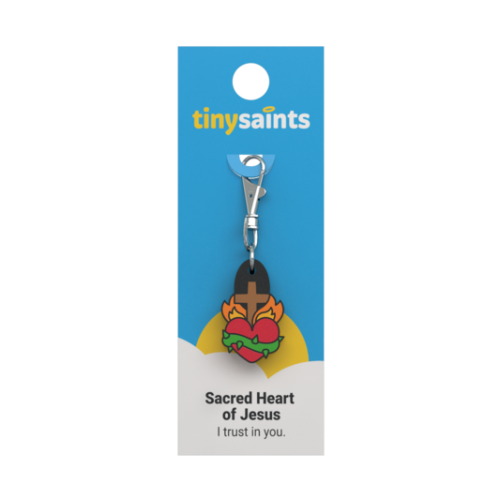 Tiny Saints Charm Sacred Heart of Jesus