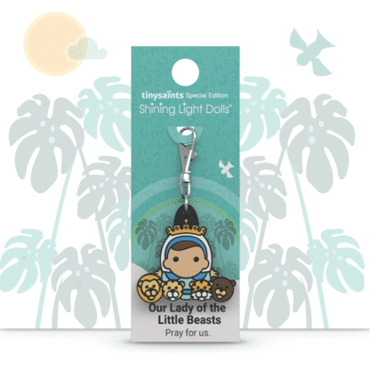 Tiny Saints Charm Mary Our Lady of Little Beasts