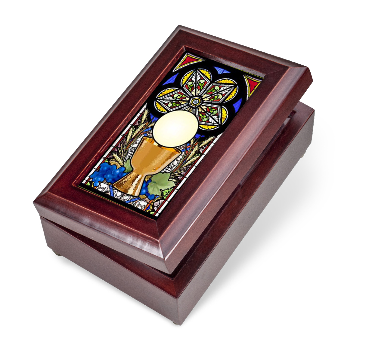 Music Box Stained Glass Communion