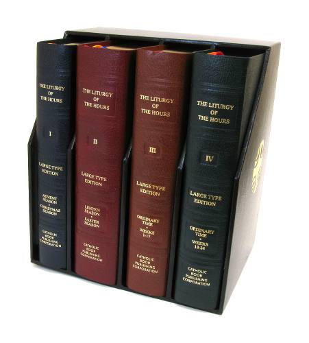 Liturgy of the Hours 4 Volume Set Large Print Leather