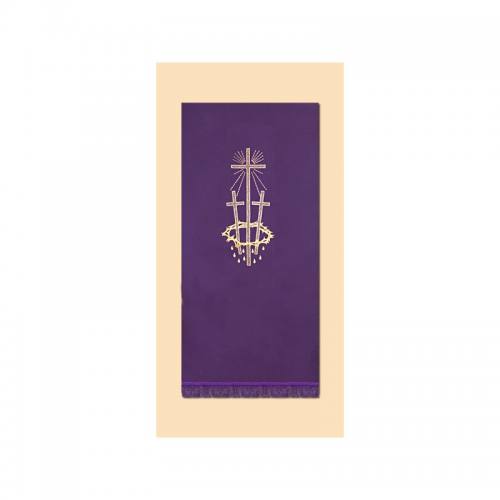 Pulpit Ambo Cover Crosses Purple