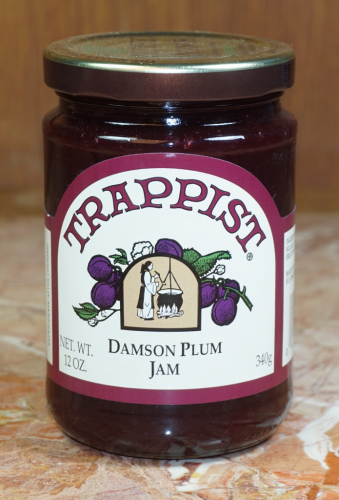 Trappist Preserves Damson Plum Jam 12 oz. Jar