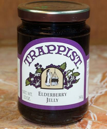 Trappist Preserves Elderberry Jelly 12 oz. Jar