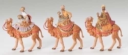 Fontanini 5" Scale Nativity Three Kings on Camels