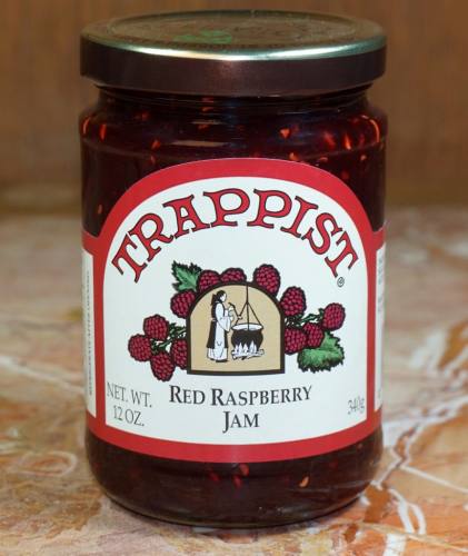 Trappist Preserves Red Raspberry Jam 12 oz. Jar