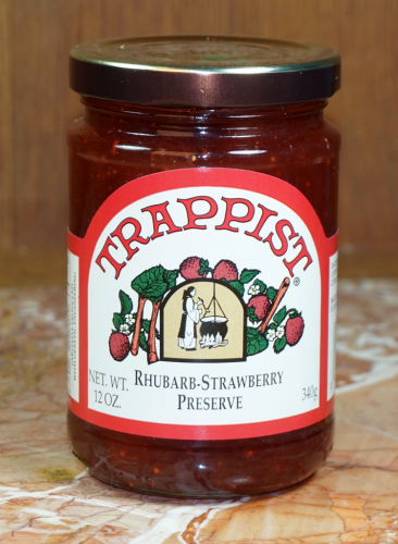 Trappist Preserves Rhubarb-Strawberry Preserve 12 oz. Jar