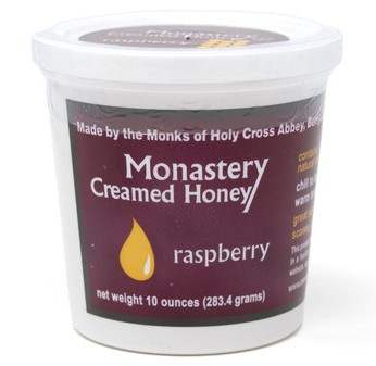 Holy Cross Abbey Creamed Honey Raspberry Flavor 10 oz.