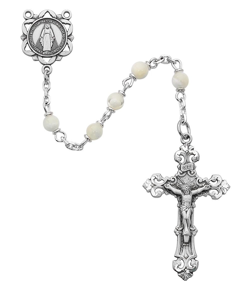 Genuine Mother of Pearl Rosary