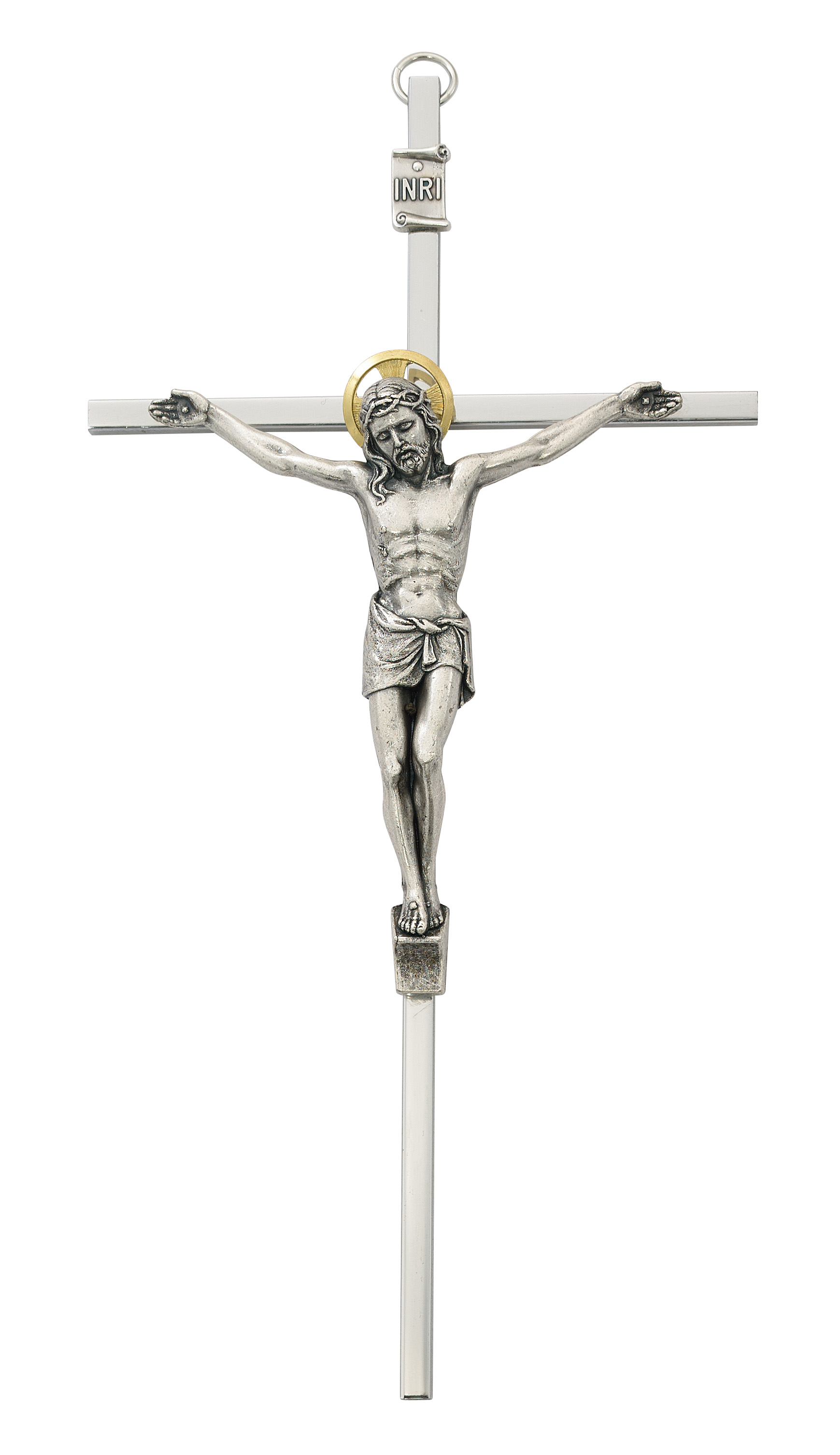 8 in. Silver Crucifix