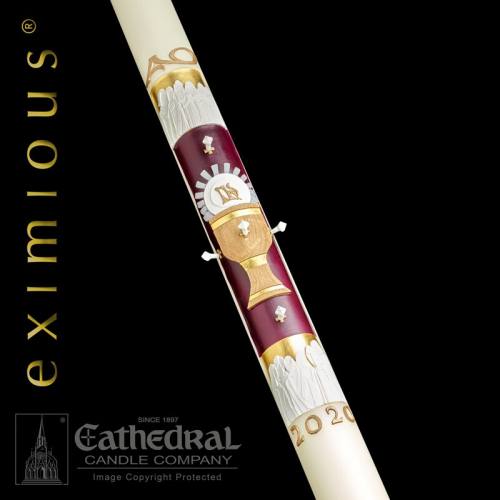 Paschal Candle The Twelve Apostles Size 4: 1-15/16" x 39"