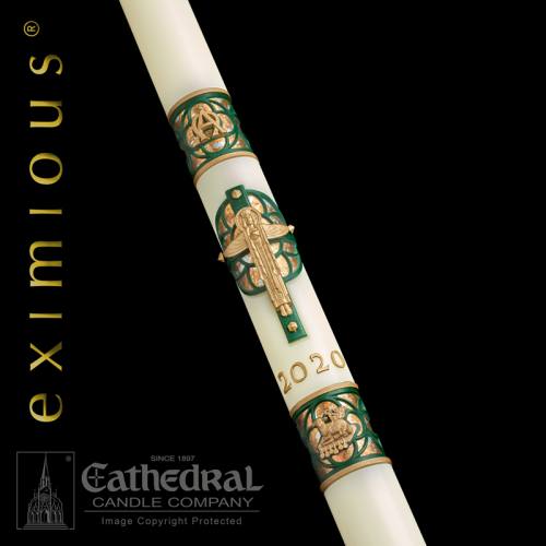 Paschal Candle Christus Rex Size 9: 3" x 36"
