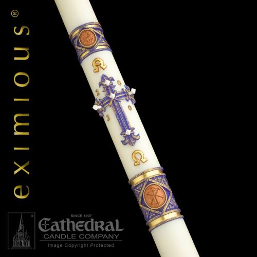 Paschal Candle Lilium Size 4: 1-15/16" x 39"