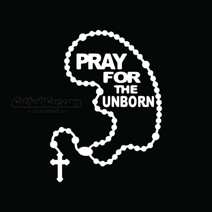 Auto Decal Pray For Unborn