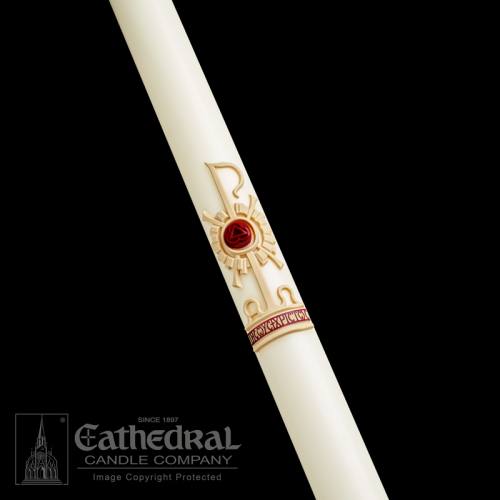 Paschal Candle Holy Trinity Size 9: 3" x 36"
