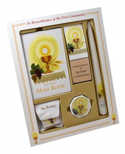 First Communion Gift Set Deluxe First Mass Book Girl