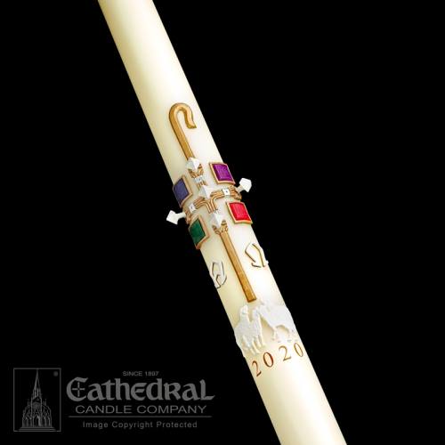 Paschal Candle The Good Shepherd Size 10: 2-1/2" x 60"