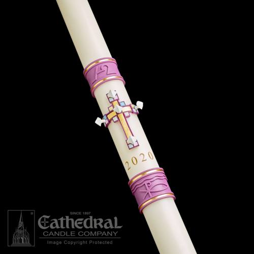 Paschal Candle Jubilation Size 2: 1-1/2" x 34"