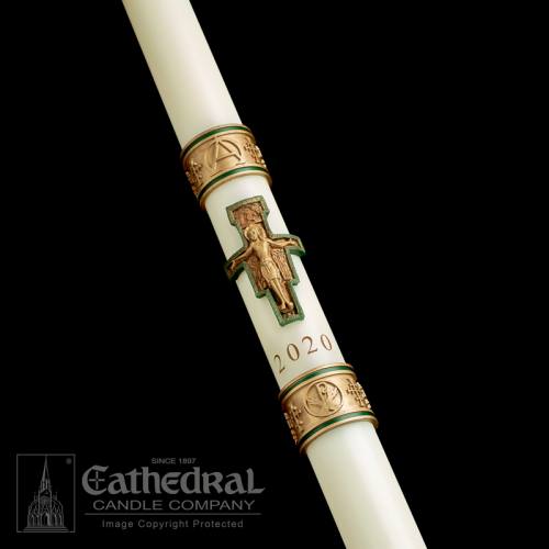Paschal Candle Cross of St. Francis Size 9: 3" x 36"