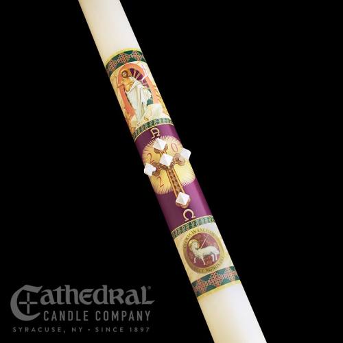 Paschal Candle 2" x 44" Prince of Peace Size 5-2
