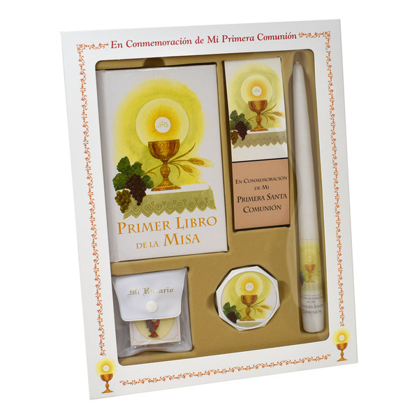 Primer Libro De La Misa My First Eucharist Deluxe Set White