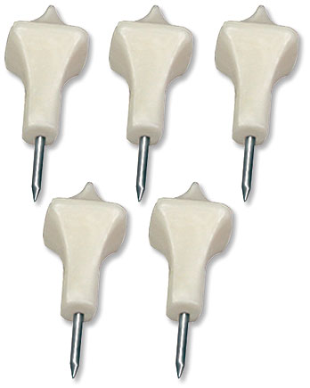 Paschal Candle Wax Incense Nails White Set of 5