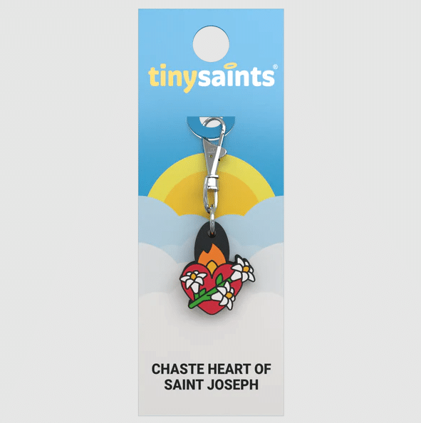 Tiny Saints Charm Chaste Heart St. Joseph
