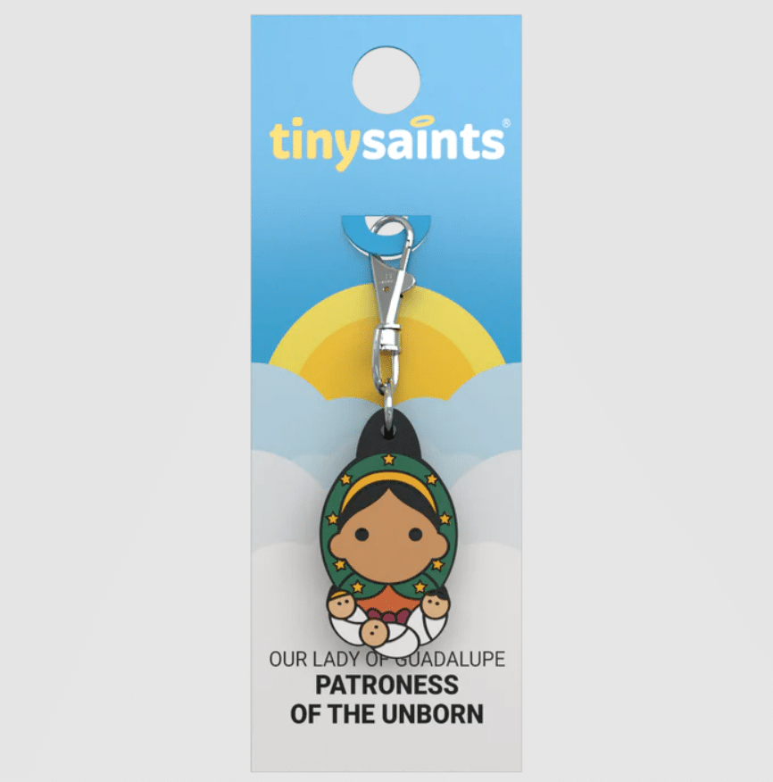 Tiny Saints Charm Mary Our Lady of Guadalupe Patroness of Unborn