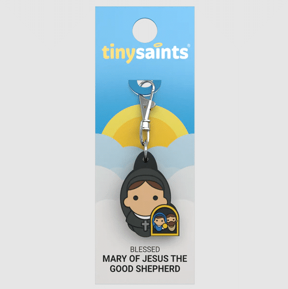Tiny Saints Charm Mary Of Jesus the Good Shepherd