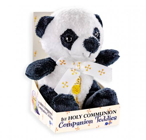 Teddy Bear First Holy Communion Panda Plush