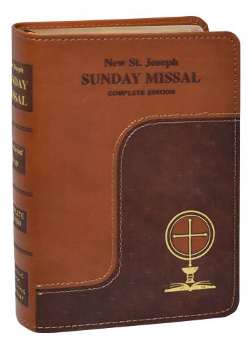 Sunday Missal St. Joseph Regular Print Dura-Lux Brown