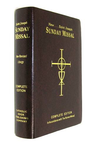 Sunday Missal St. Joseph Imitation Leather Burgundy