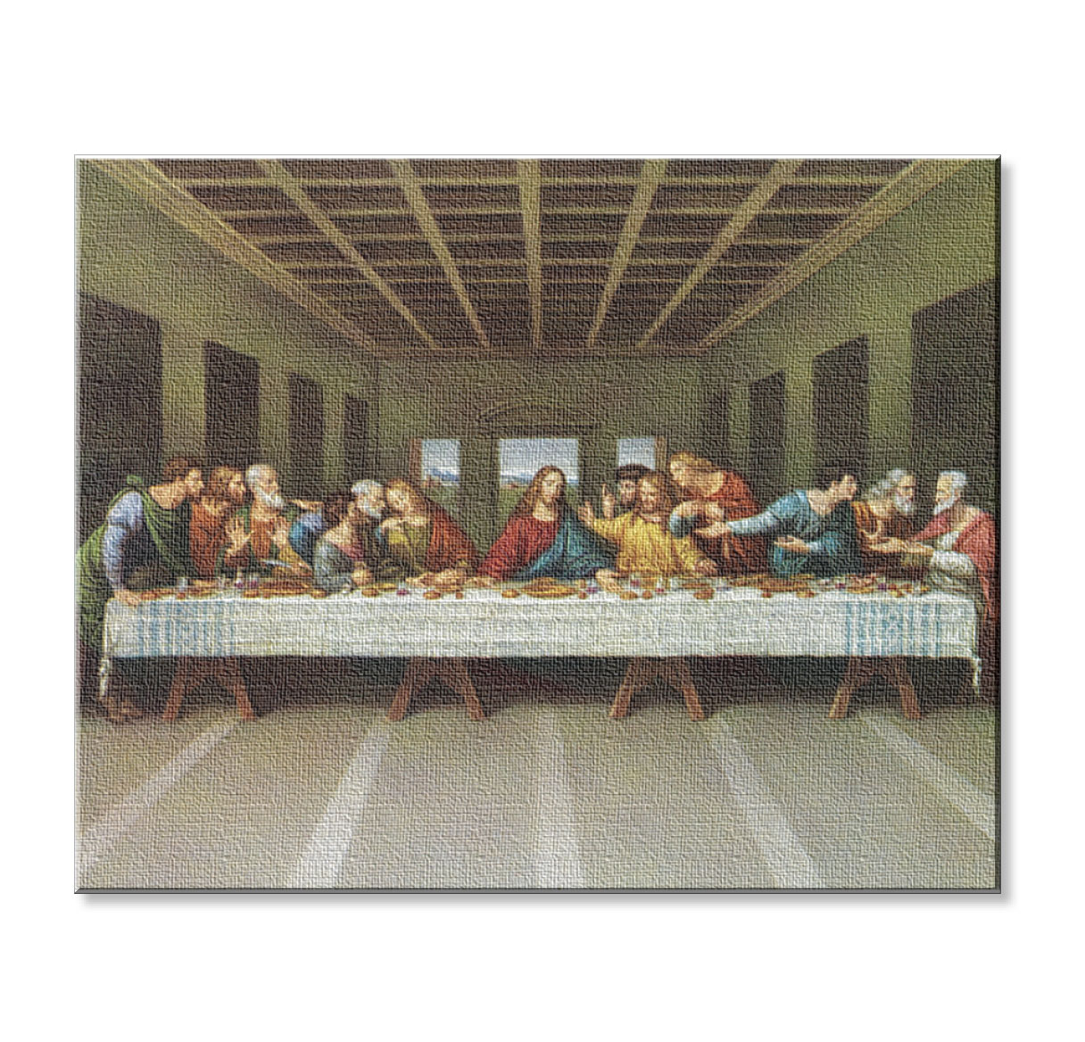 Print Last Supper 8 x 10 inch Canvas