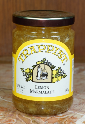 Trappist Preserves Lemon Marmalade 12 oz. Jar