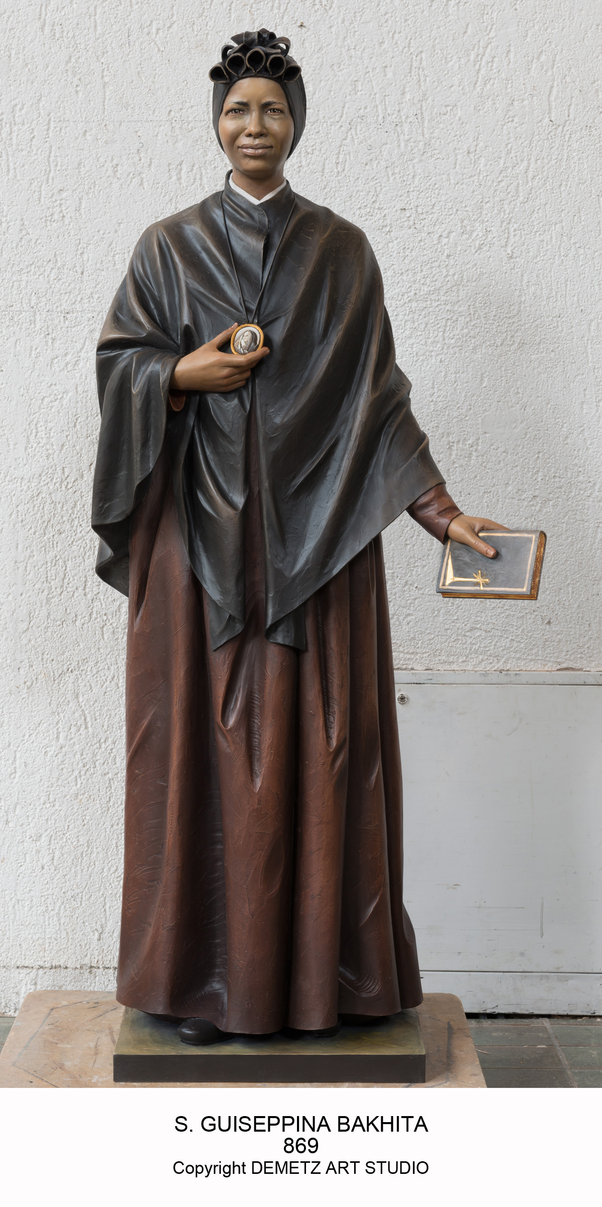 Statue St. Josephine Bakhita (Canossian Sister) 66" Fiberglass