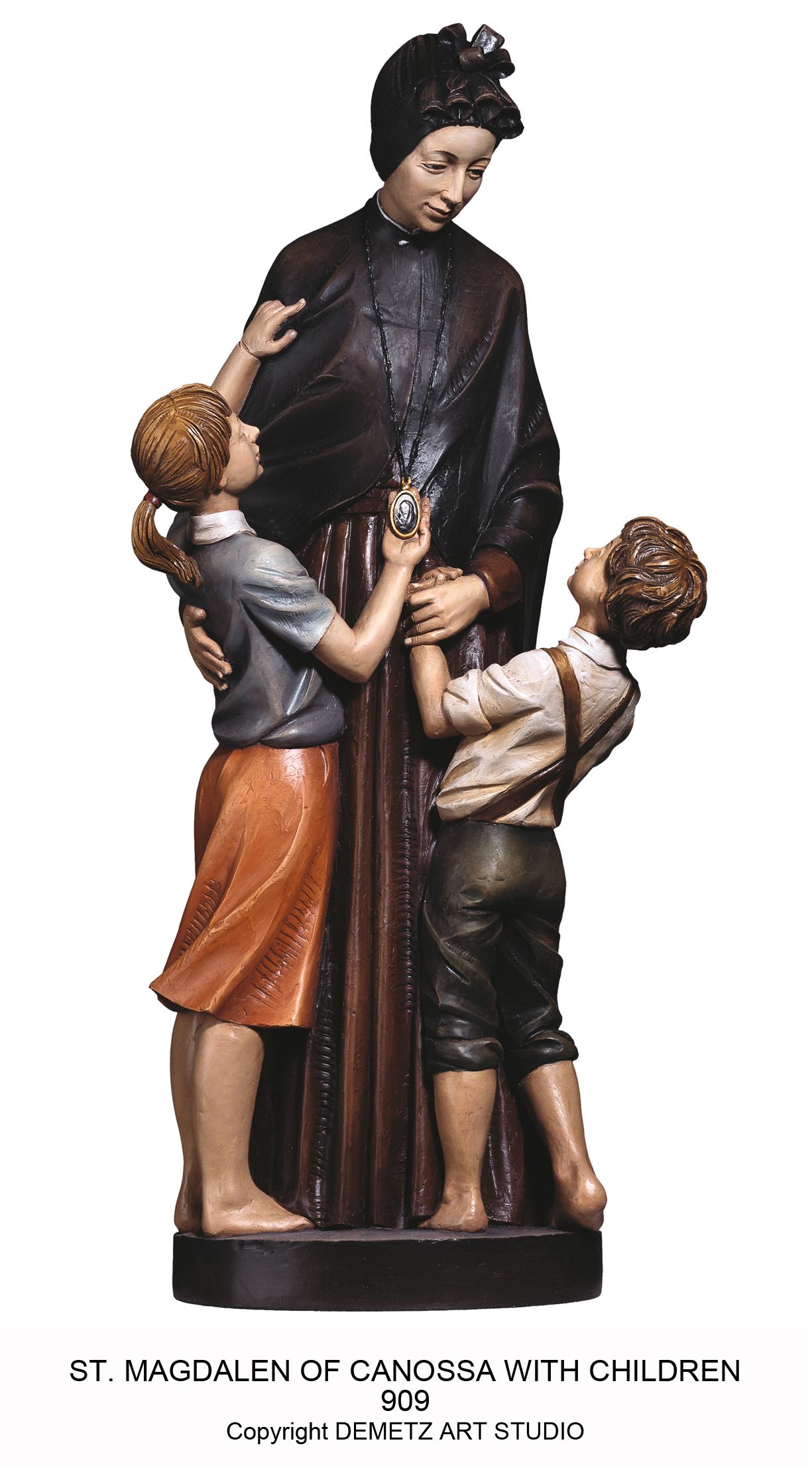 Statue St. Magdalene Of Canossa 36" Linden Wood