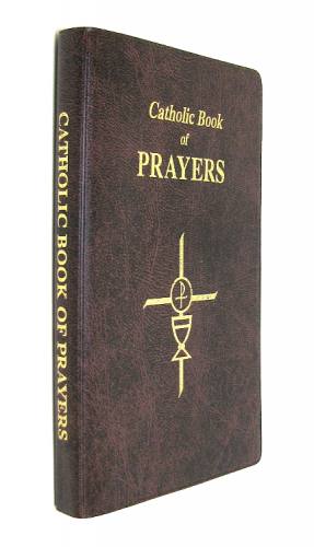 Prayer Book Catholic Book of Prayers Imitation Leather Brown