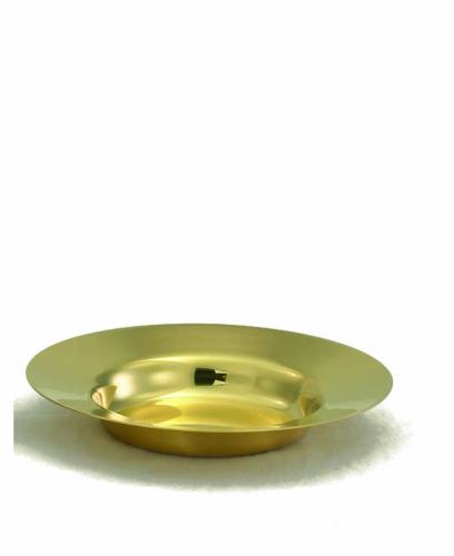 Deep Well Paten Satin Gold Plated 6-3/8" Alviti Creations